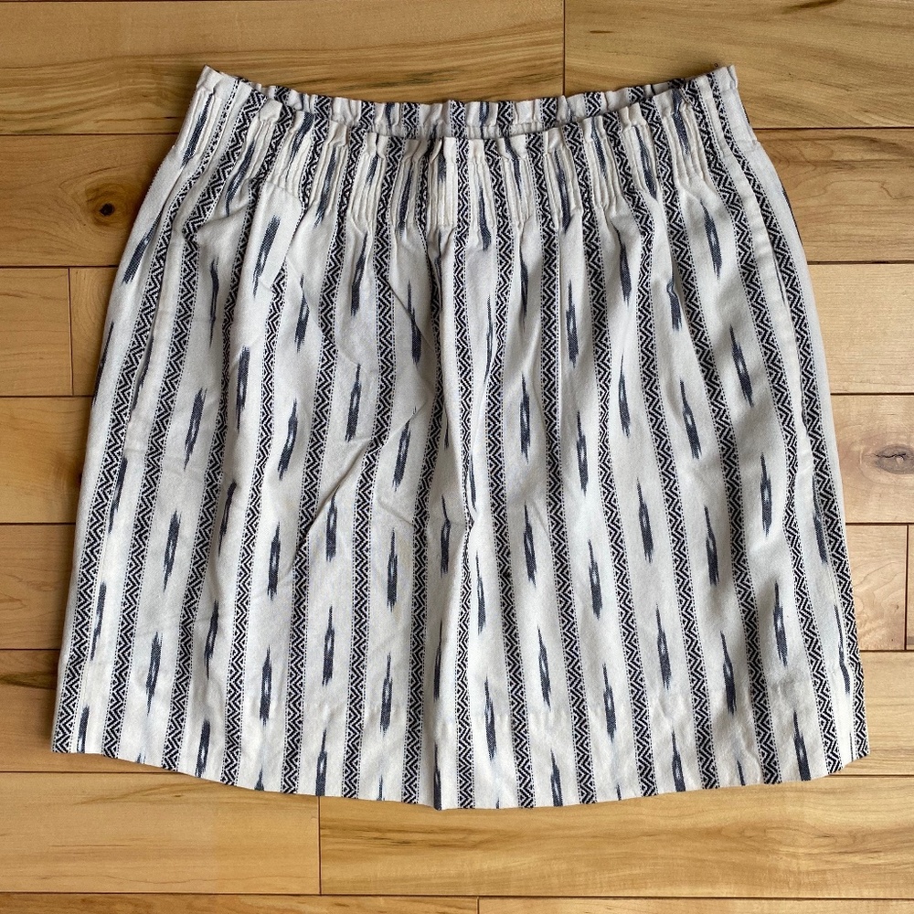 J.‎ Crew Cotton tribal print skirt